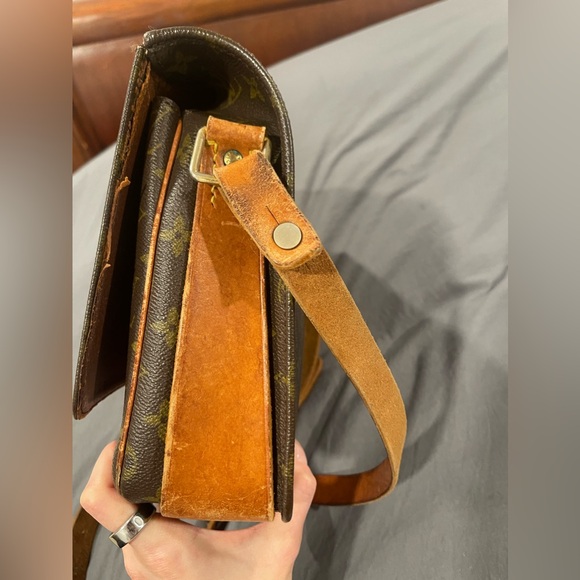 Louis Vuitton Cartouchiere Shoulder Bag GM Brown Canvas - Picture 8 of 11